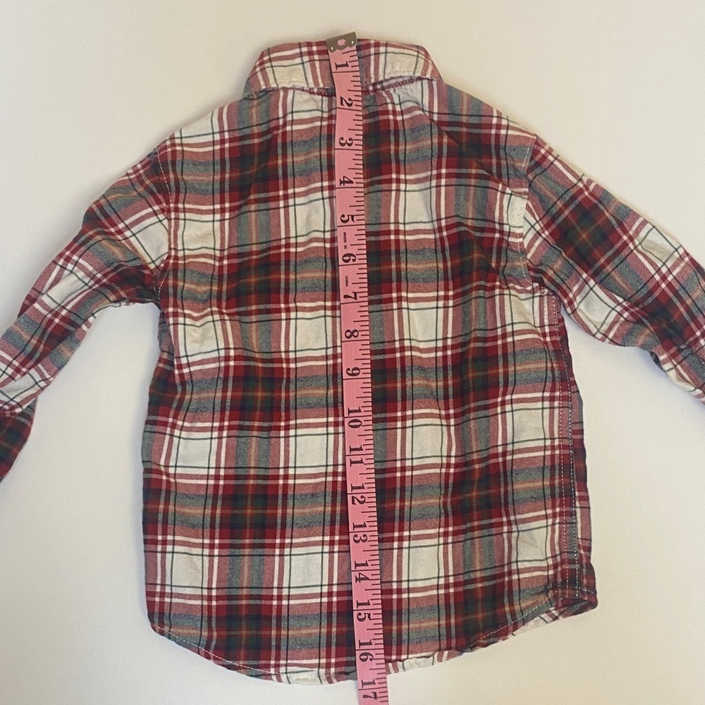 Carter's Kids Plaid Button-Down Shirt - Picture 5 of 6